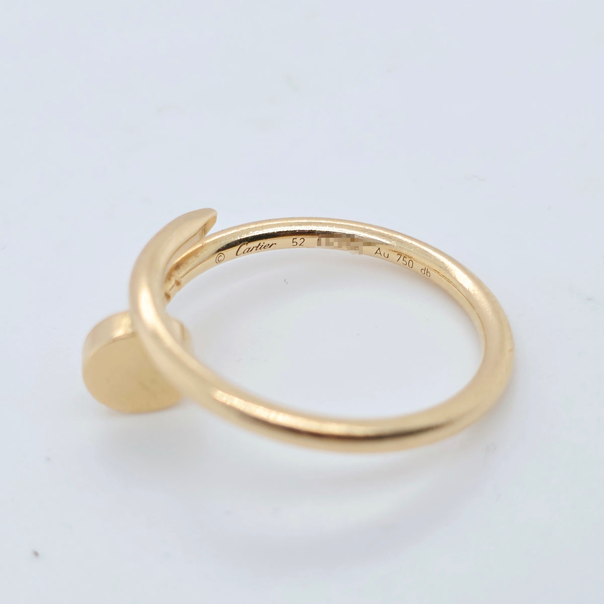 Cartier Juste Un Clou Ring, Small Model, 18ct Yellow Gold, Size 52, Box & Paper