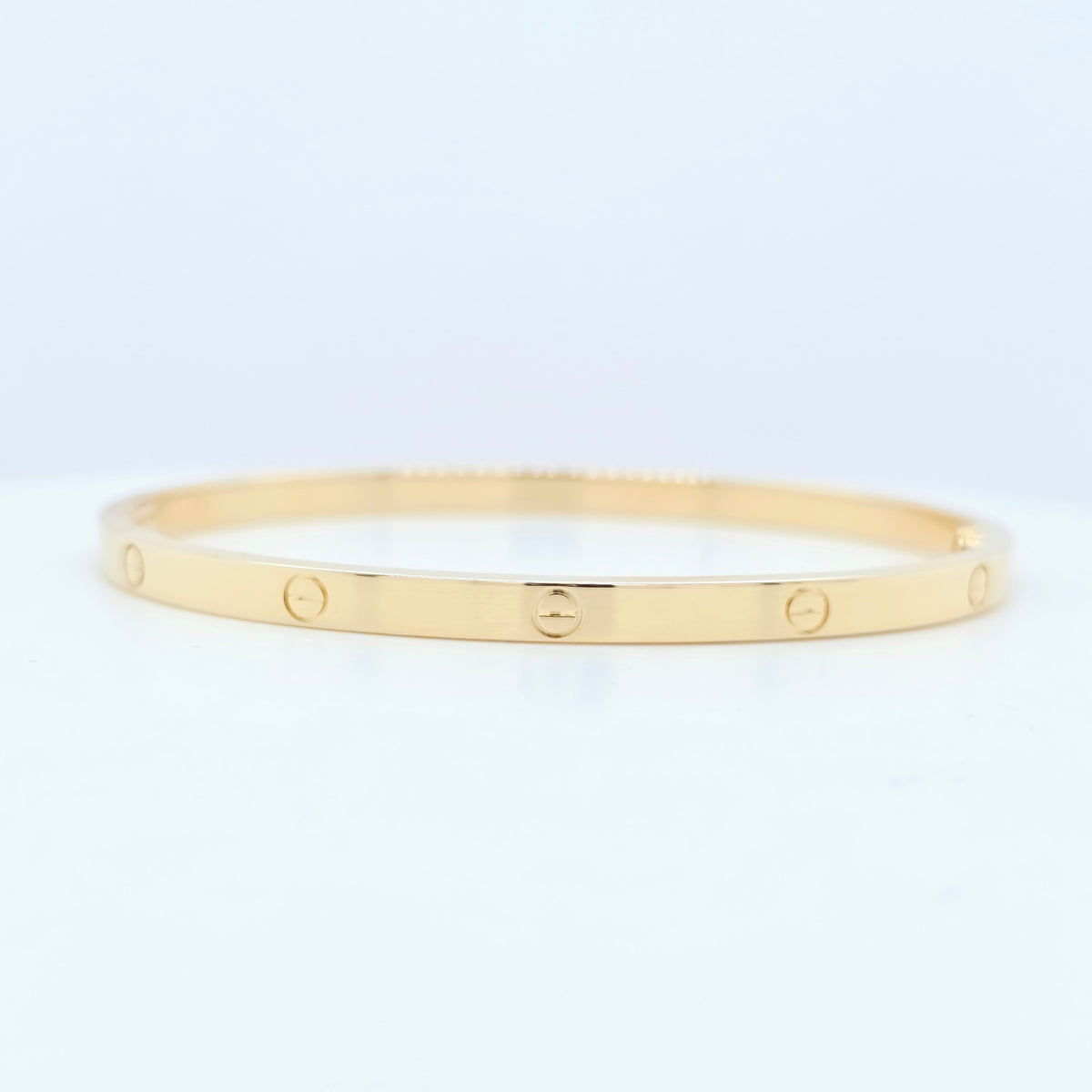 Cartier Love Bracelet, Small Model, 18ct Yellow Gold, Size 17