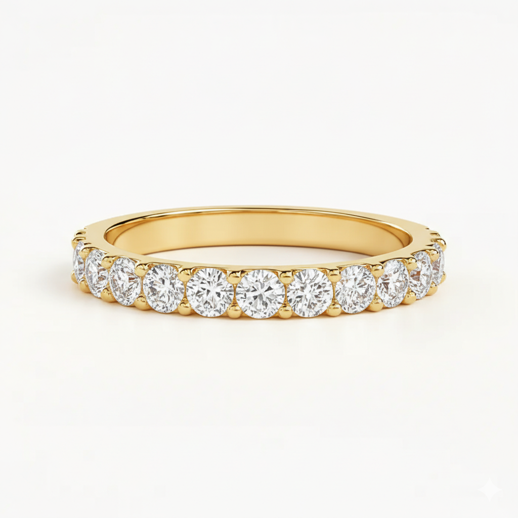 Claw Diamond Full Eternity Ring
