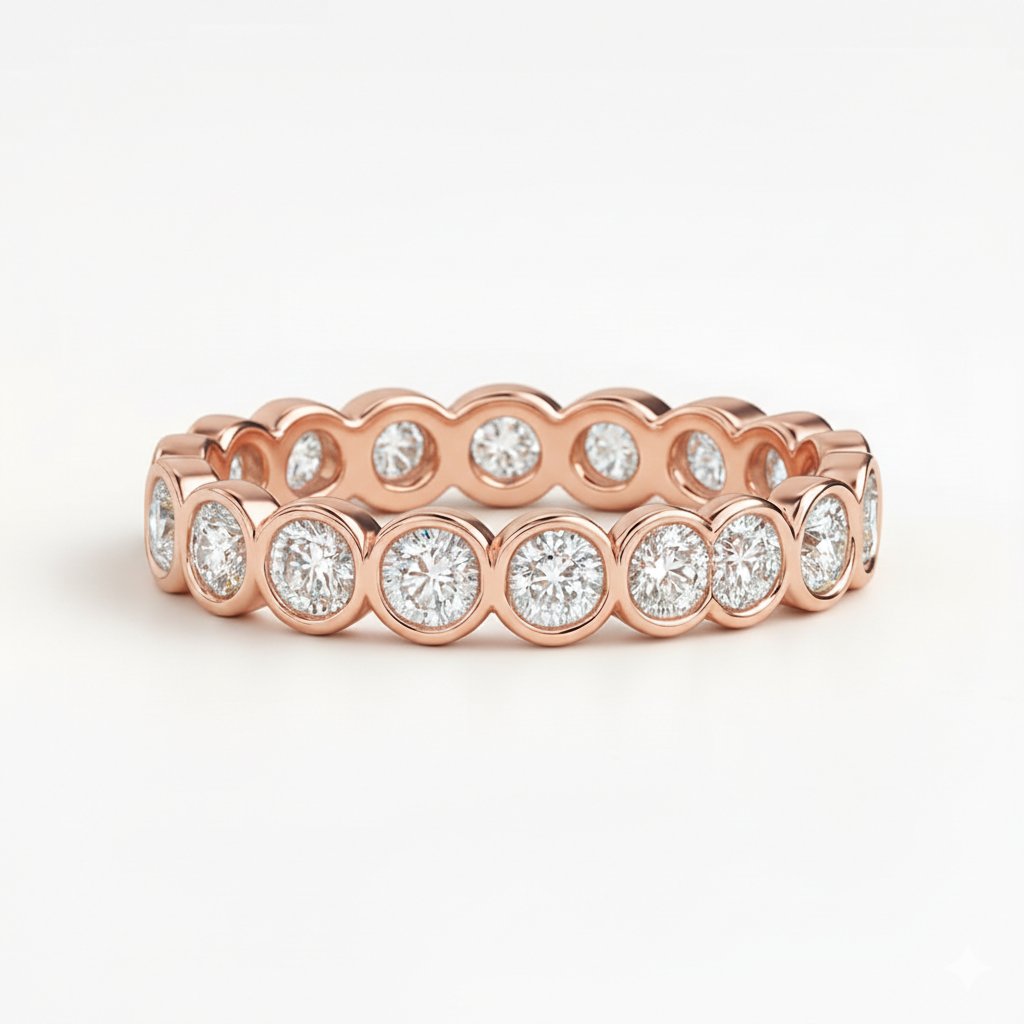 Bezel Diamond Full Eternity Ring
