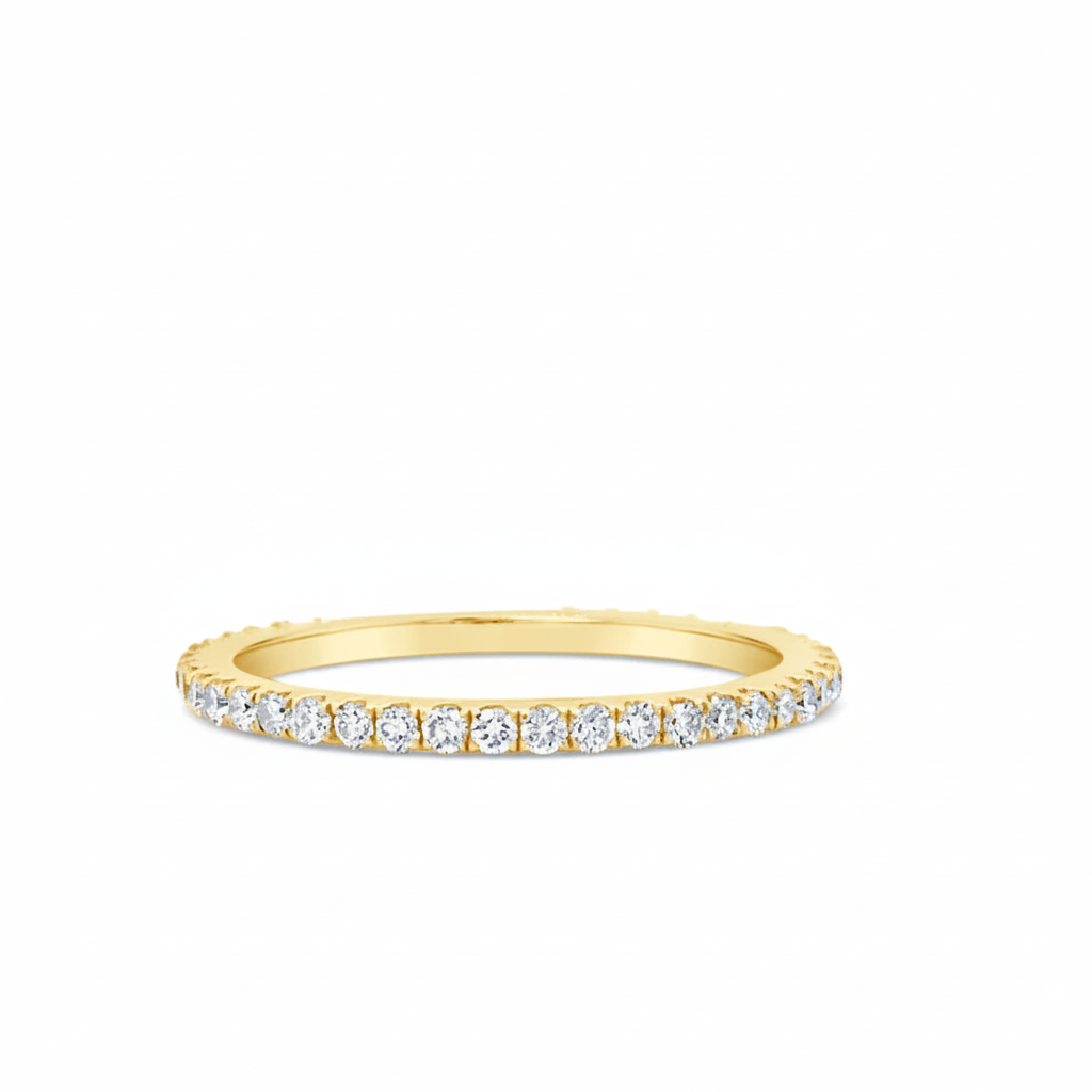 Pave Diamond Full Eternity Ring