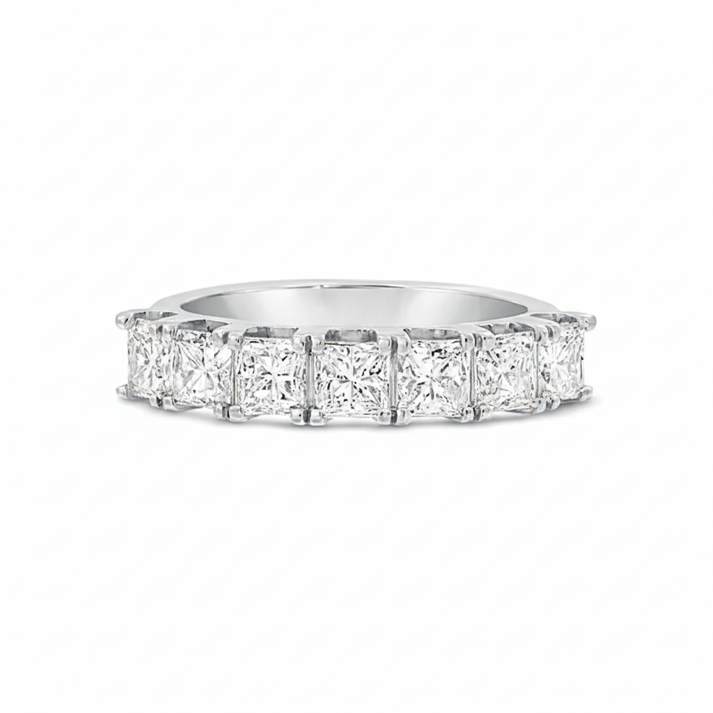 Princess Cut Eternity Ring