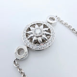 Harry Winston Diamond Winston Gates Station Bracelet, Platinum, 7 Inches