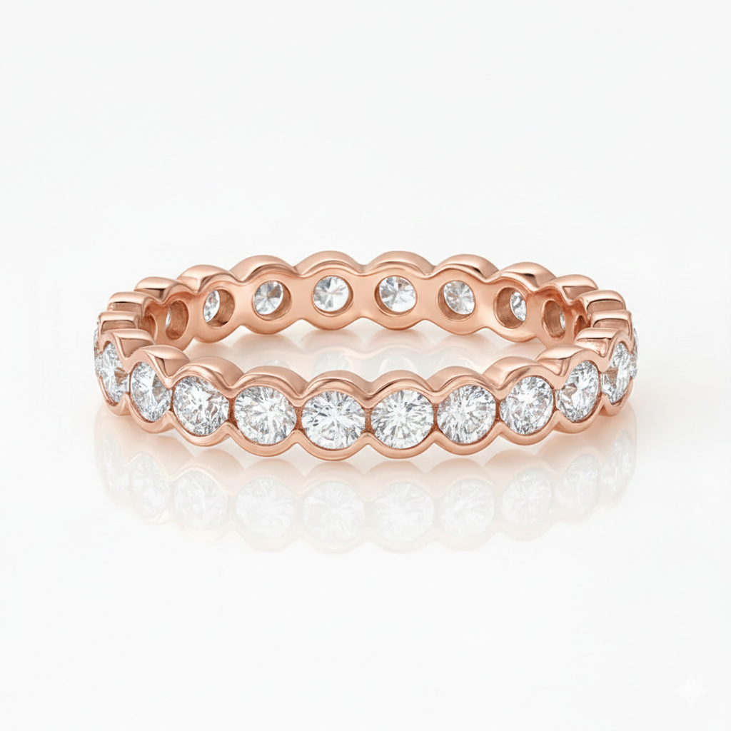 Semi Rub Over Full Eternity Ring