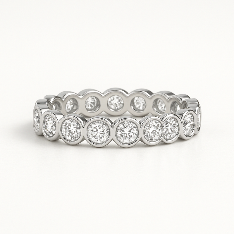 Bezel Diamond Full Eternity Ring