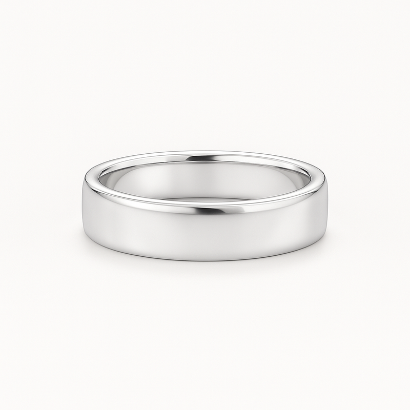 Classic Court Platinum Band 4mm