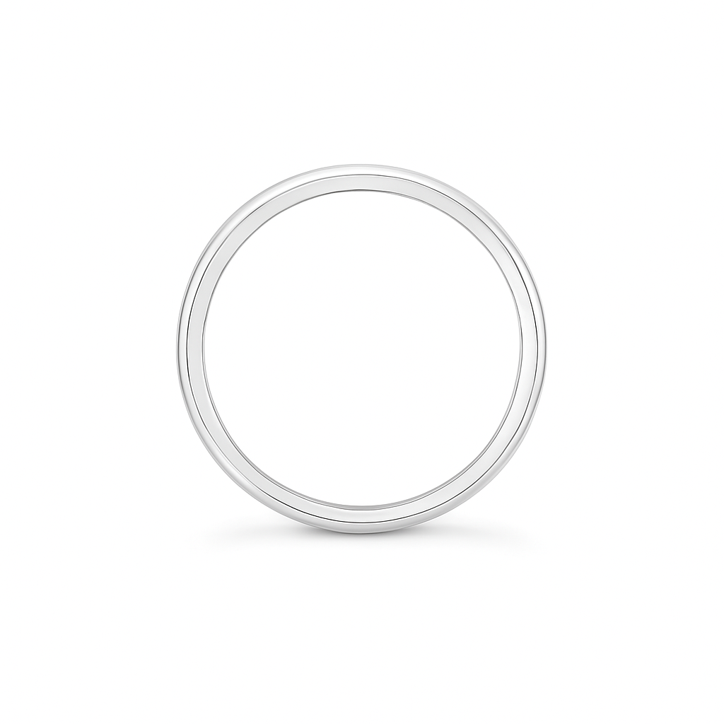 Classic Court Platinum Band 4mm