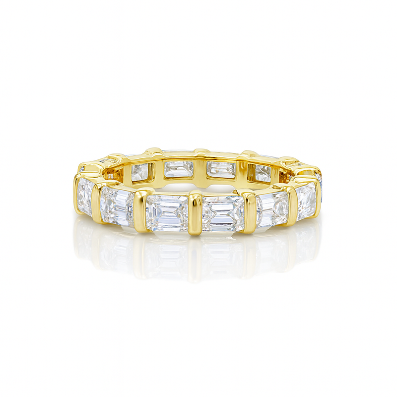 Horizontal Baguette Diamond Full Eternity Ring