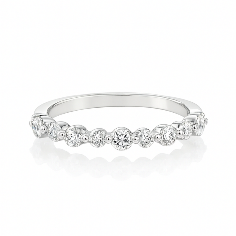 Lyra Half Eternity Ring