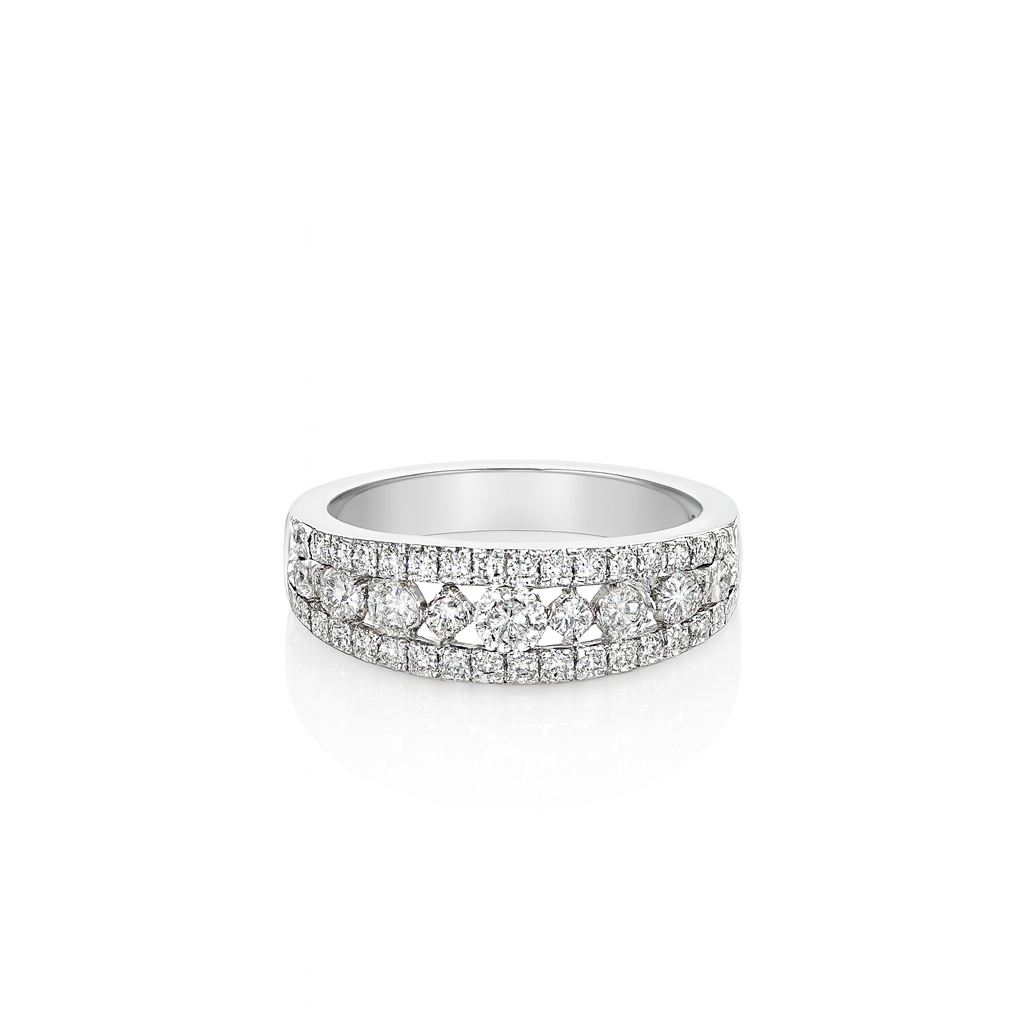 Opulent Half Eternity Ring