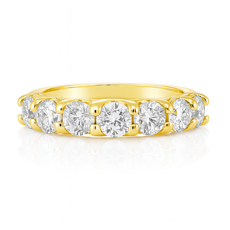 Round Diamond Eternity Ring 18k Gold