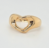 Pre-Owned | Tiffany & Co. Elsa Peretti Open Heart Ring in 18ct Yellow Gold