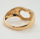 Pre-Owned | Tiffany & Co. Elsa Peretti Open Heart Ring in 18ct Yellow Gold