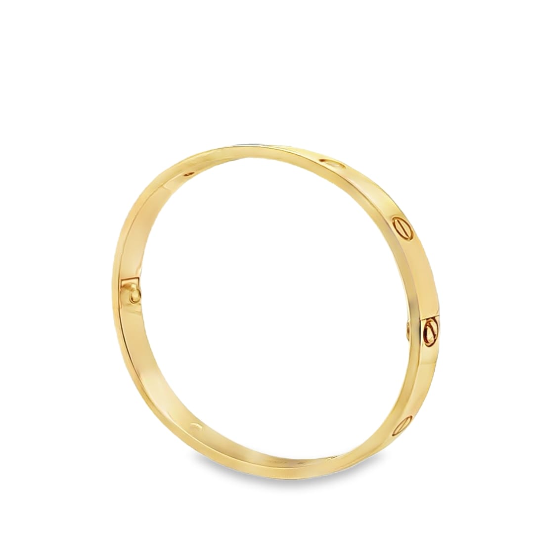 Pre-Owned Cartier Love Bracelet with 4 Round-Cut Diamonds