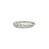 Graduated Half Eternity Ring