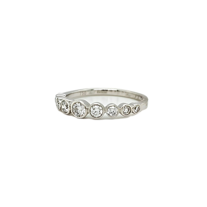 Graduated Half Eternity Ring