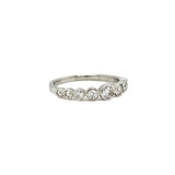 Graduated Half Eternity Ring