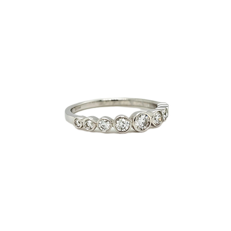 Graduated Half Eternity Ring