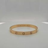 Pre-Owned | Size - 16 / 18ct Yellow Gold Cartier Love Bracelet
