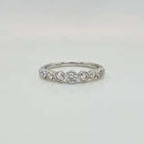Graduated Half Eternity Ring