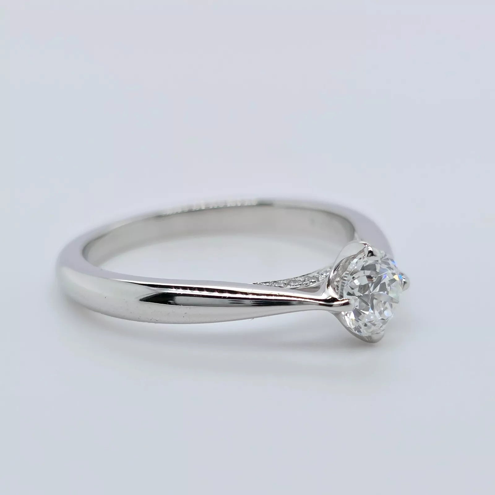Boodles Brilliance Platinum Diamond Engagement Ring, 0.40ct Diamond, Size M