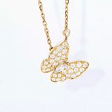 Van Cleef & Arpels Two Butterfly Necklace