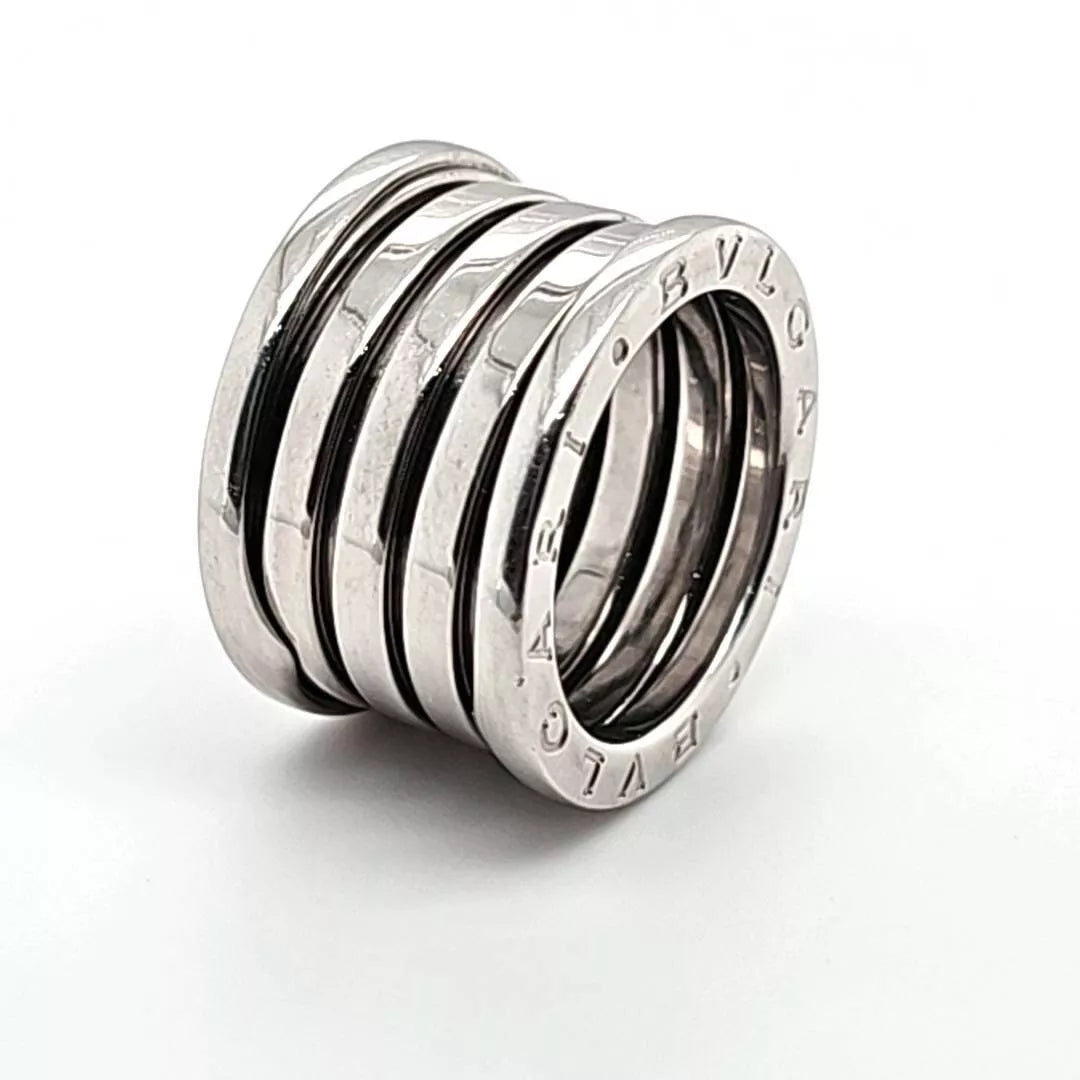 Bvlgari B.zero1 Five-band Ring, 18ct White Gold, Size 50