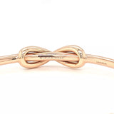 Tiffany & Co. Rose Gold And Diamond Infinity Cuff Bangle, Medium