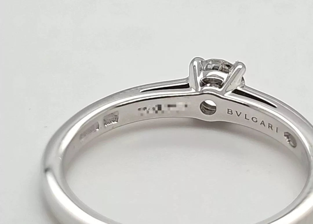 Bvlgari Diamond Ring | Platinum | Size M