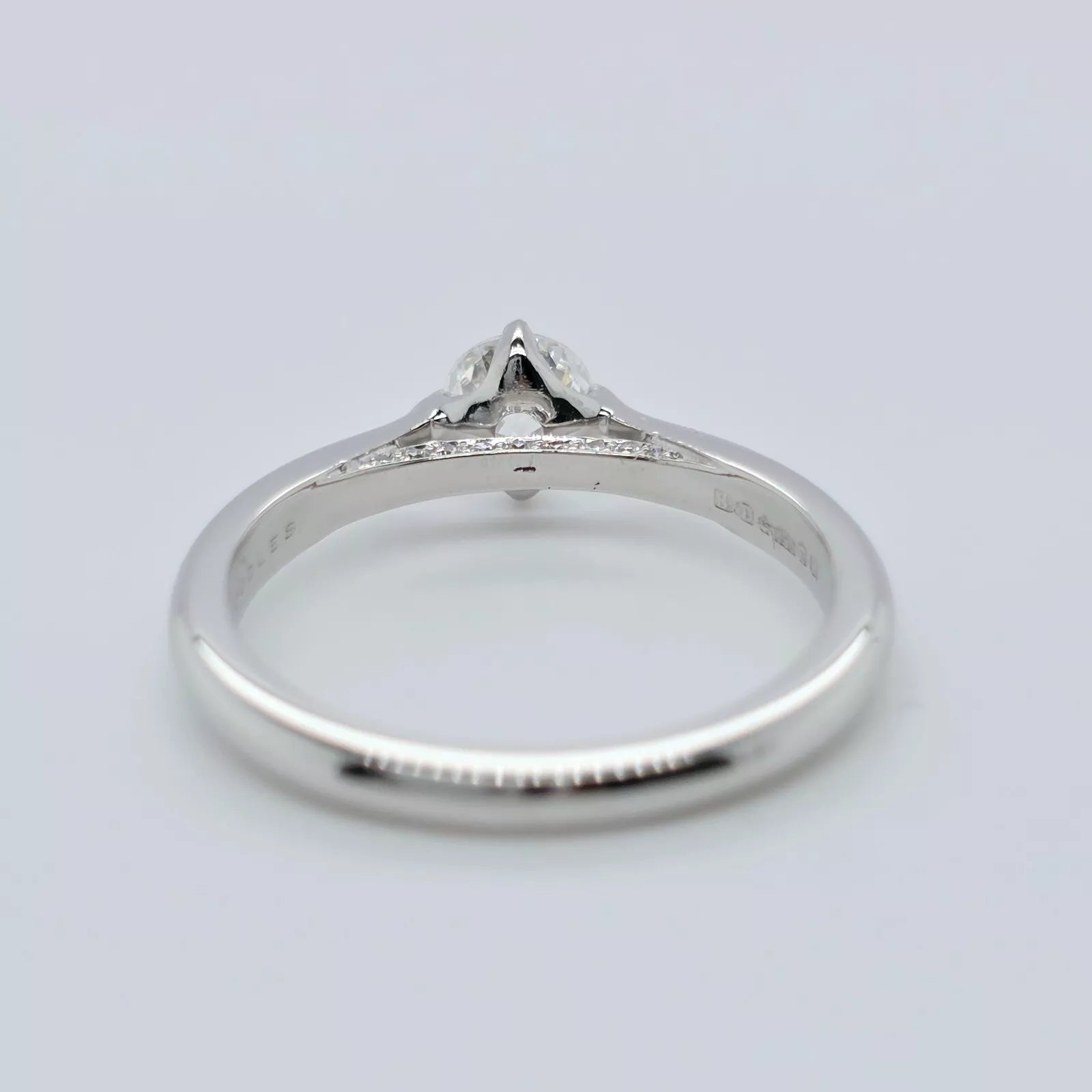 Boodles Brilliance Platinum Diamond Engagement Ring, 0.40ct Diamond, Size M