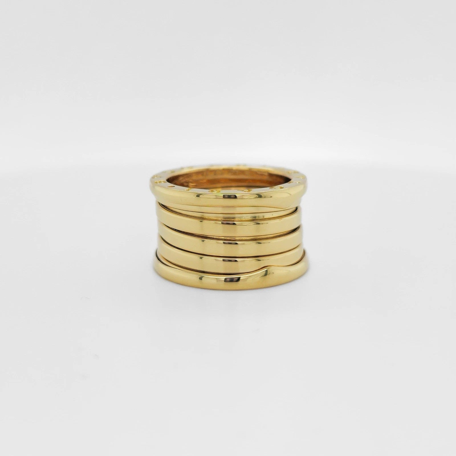 Bvlgari B.Zero1 Ring, Five-Band Design, 18ct Yellow Gold, Size 53