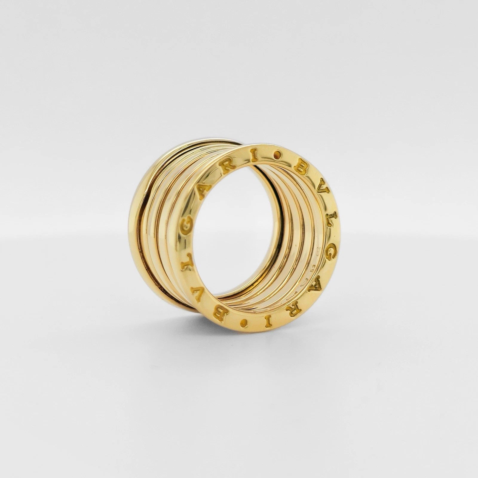 Bvlgari B.Zero1 Ring, Five-Band Design, 18ct Yellow Gold, Size 53
