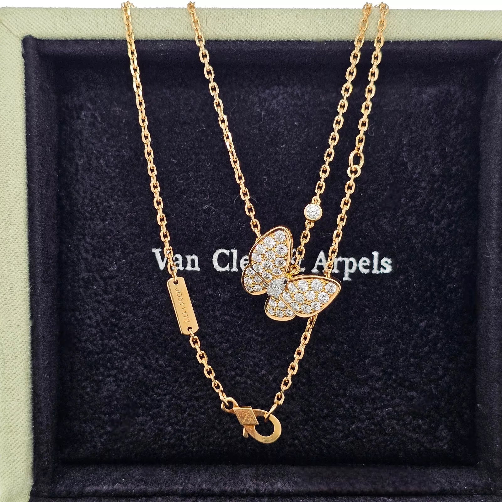 Van Cleef & Arpels Two Butterfly Necklace