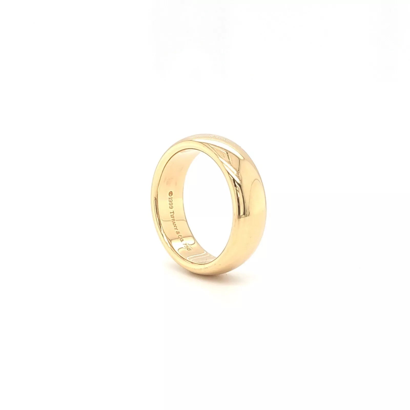 Tiffany & Co. Wedding Band, 18ct Yellow Gold, 5.8mm Width, Size K
