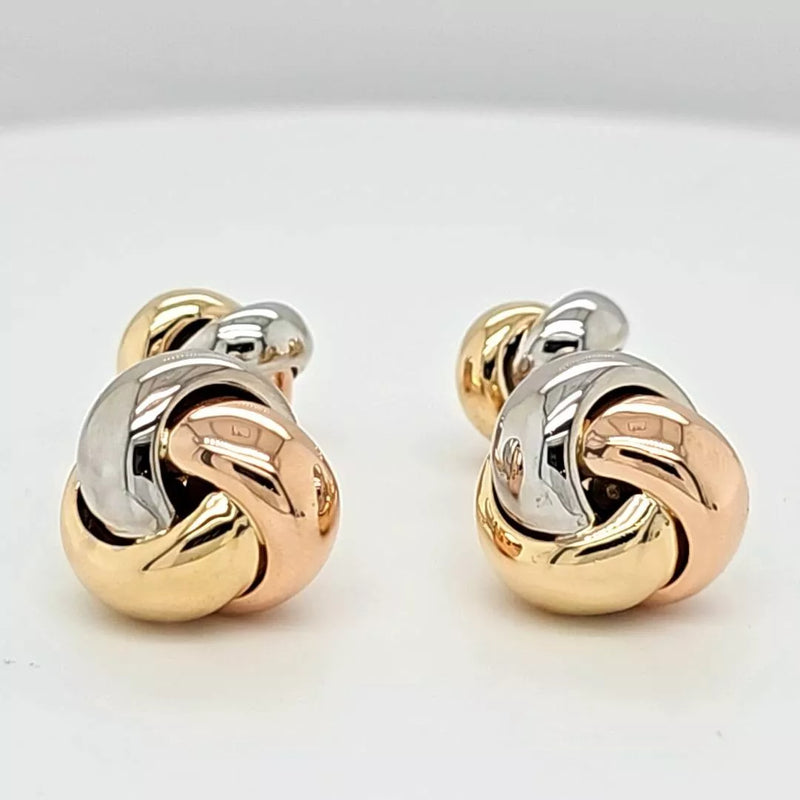Cartier Vintage Cartier Trinity Cufflinks, 18ct Yellow, White And Rose Gold