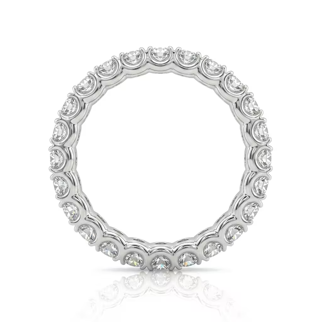 1.50ct Round Natural Diamonds Full Eternity Band