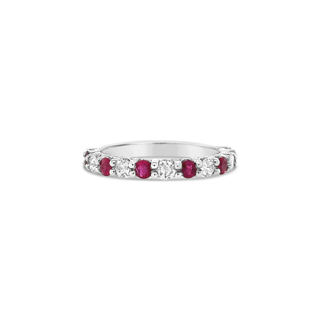 Ruby & Diamond Eternity Ring