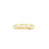 Twist Wedding Band 18k Gold