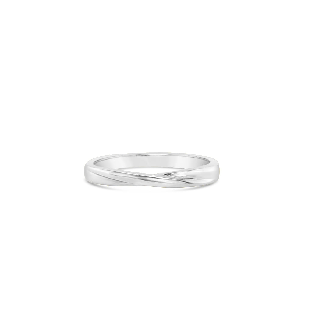 Twist Wedding Band Platinum