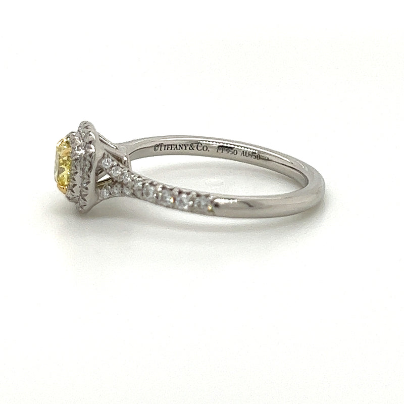 Pre-Owned | Tiffany Soleste Fancy Intense Yellow Diamond Ring