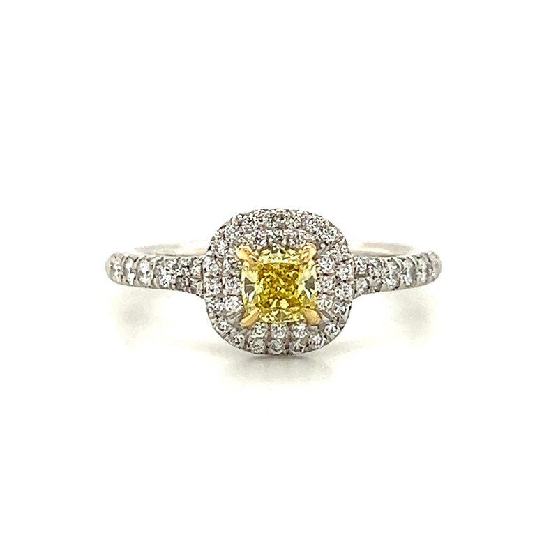 Pre-Owned | Tiffany Soleste Fancy Intense Yellow Diamond Ring