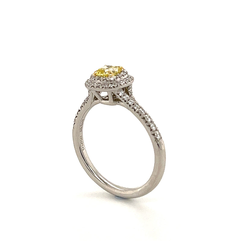 Tiffany & Co Fancy Yellow Diamond Soleste Collection Ring – All The Best  Vintage