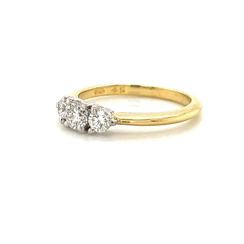Pre-Owned | Three Stone Diamond Ring