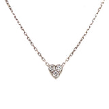 Pre-Owned | Cartier Diamond Mini Heart Necklace