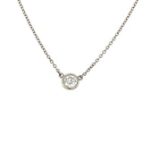 Pre-owned | Tiffany & Co. Elsa Peretti Platinum Pendant