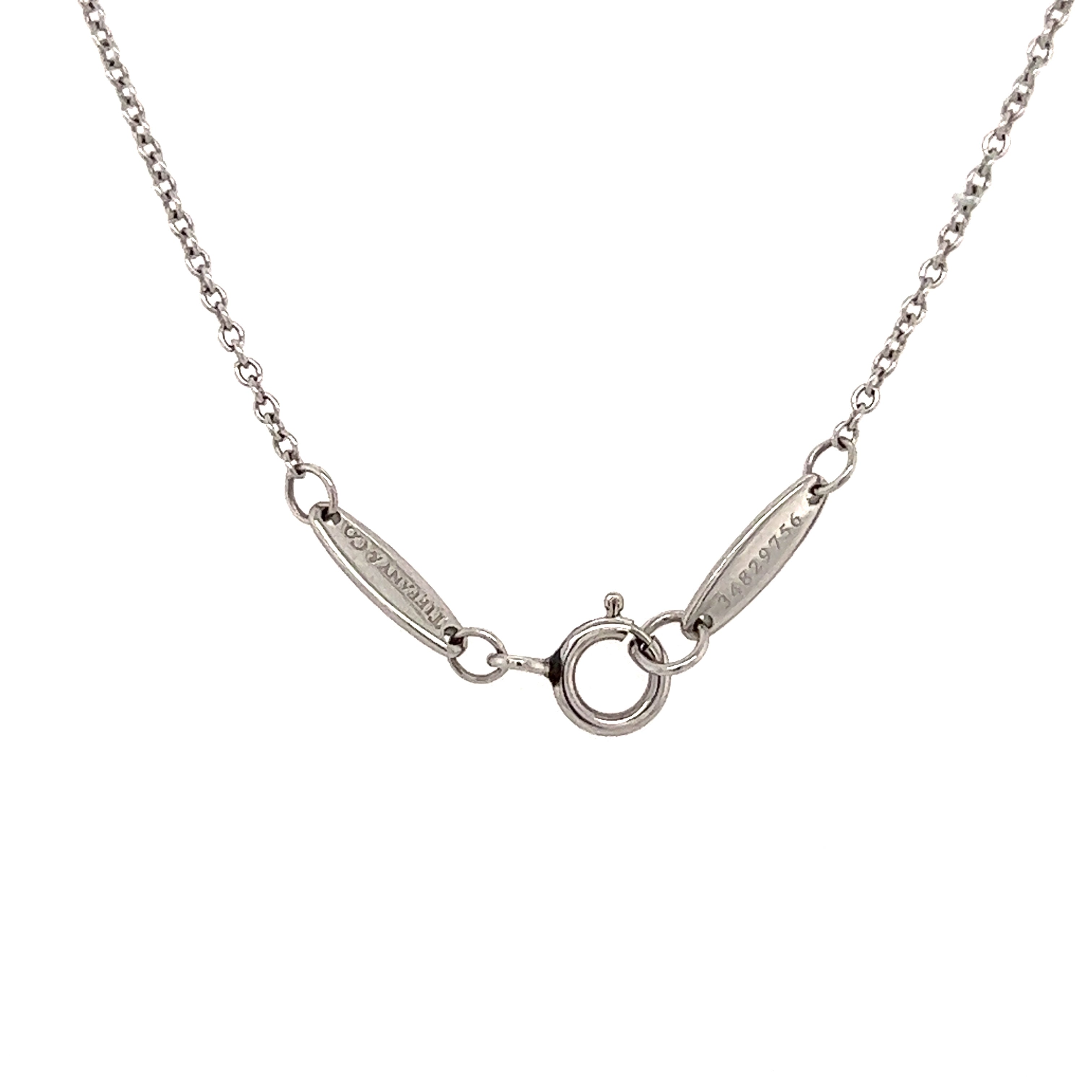 Pre-owned | Tiffany & Co. Elsa Peretti Platinum Pendant