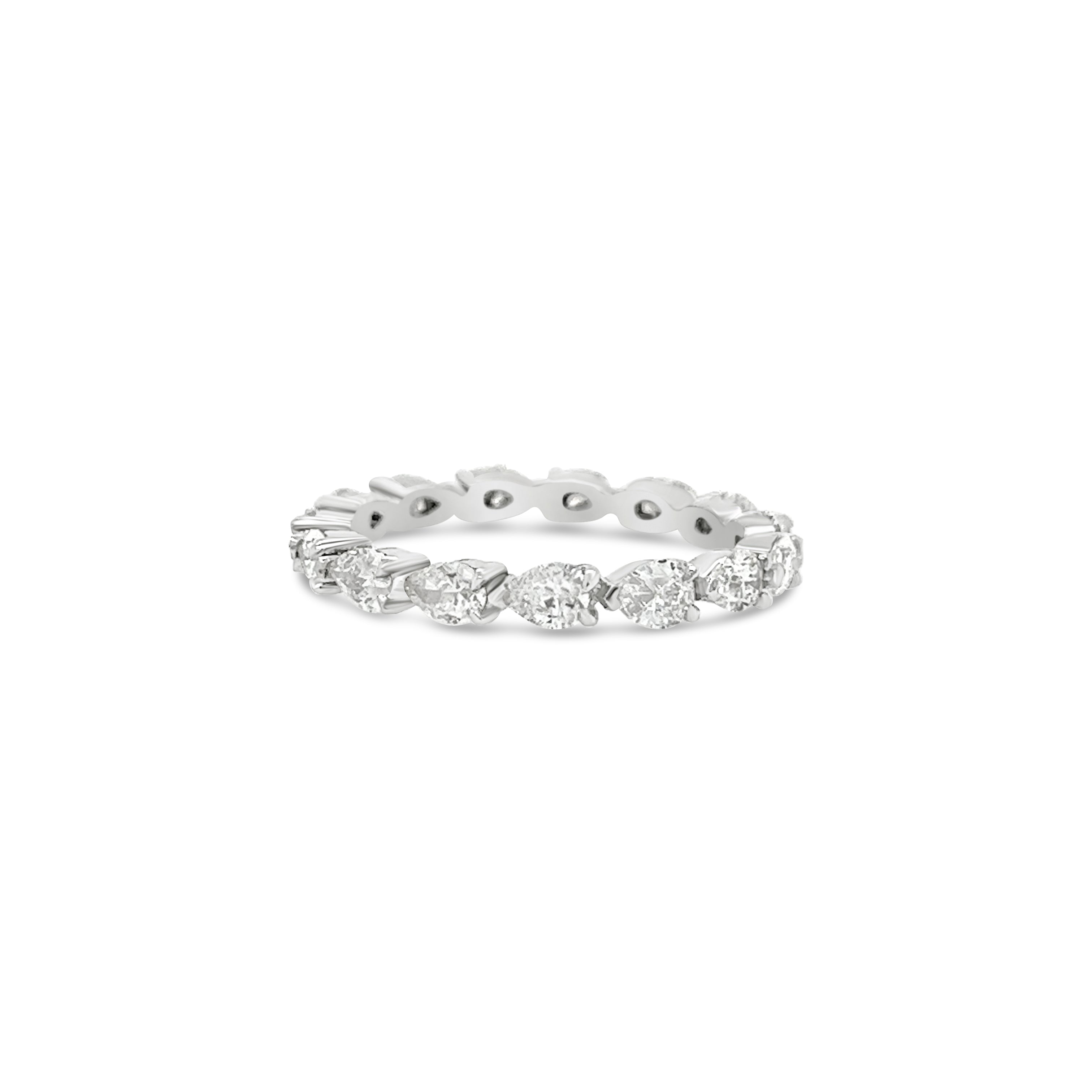 Pear Diamonds Full Eternity Ring