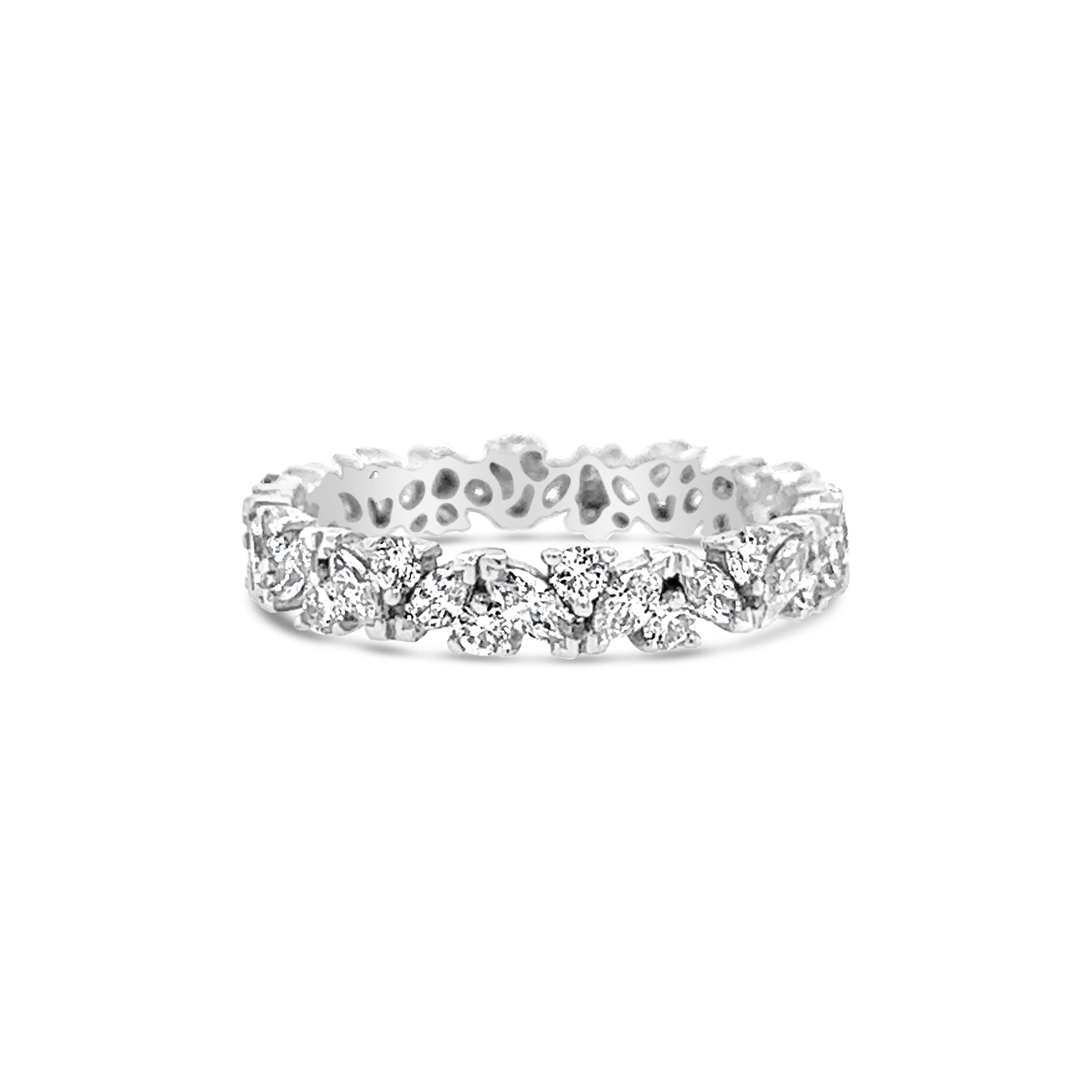 Round and Marquise Diamond Full Eternity Ring