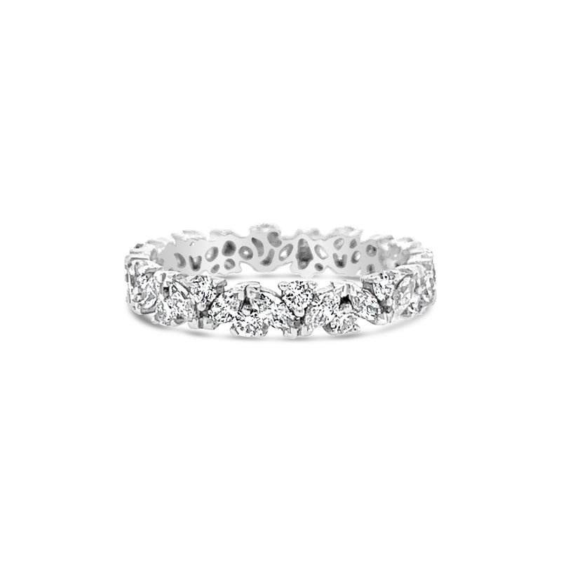 Round and Marquise Diamond Full Eternity Ring