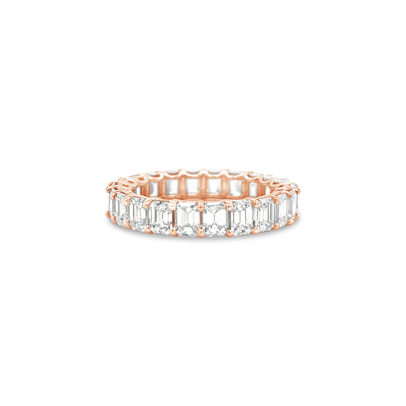 Emerald Diamond Full Eternity Ring